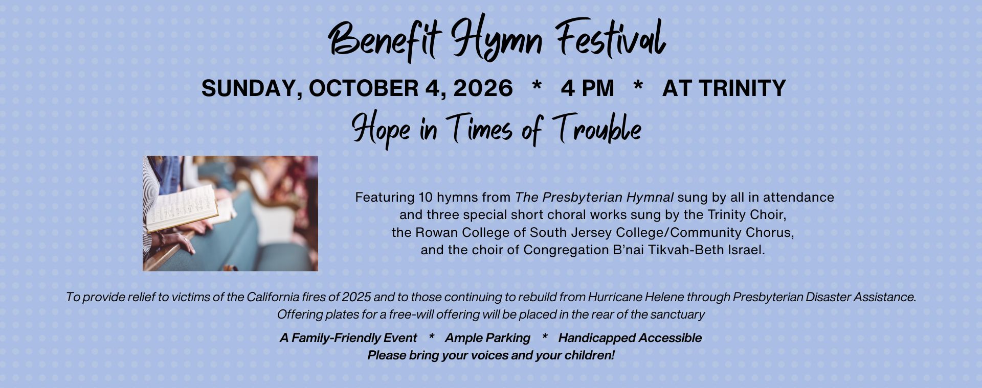 Benefit Hymn Festival